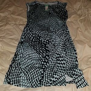 Knit wrap dress, NEW